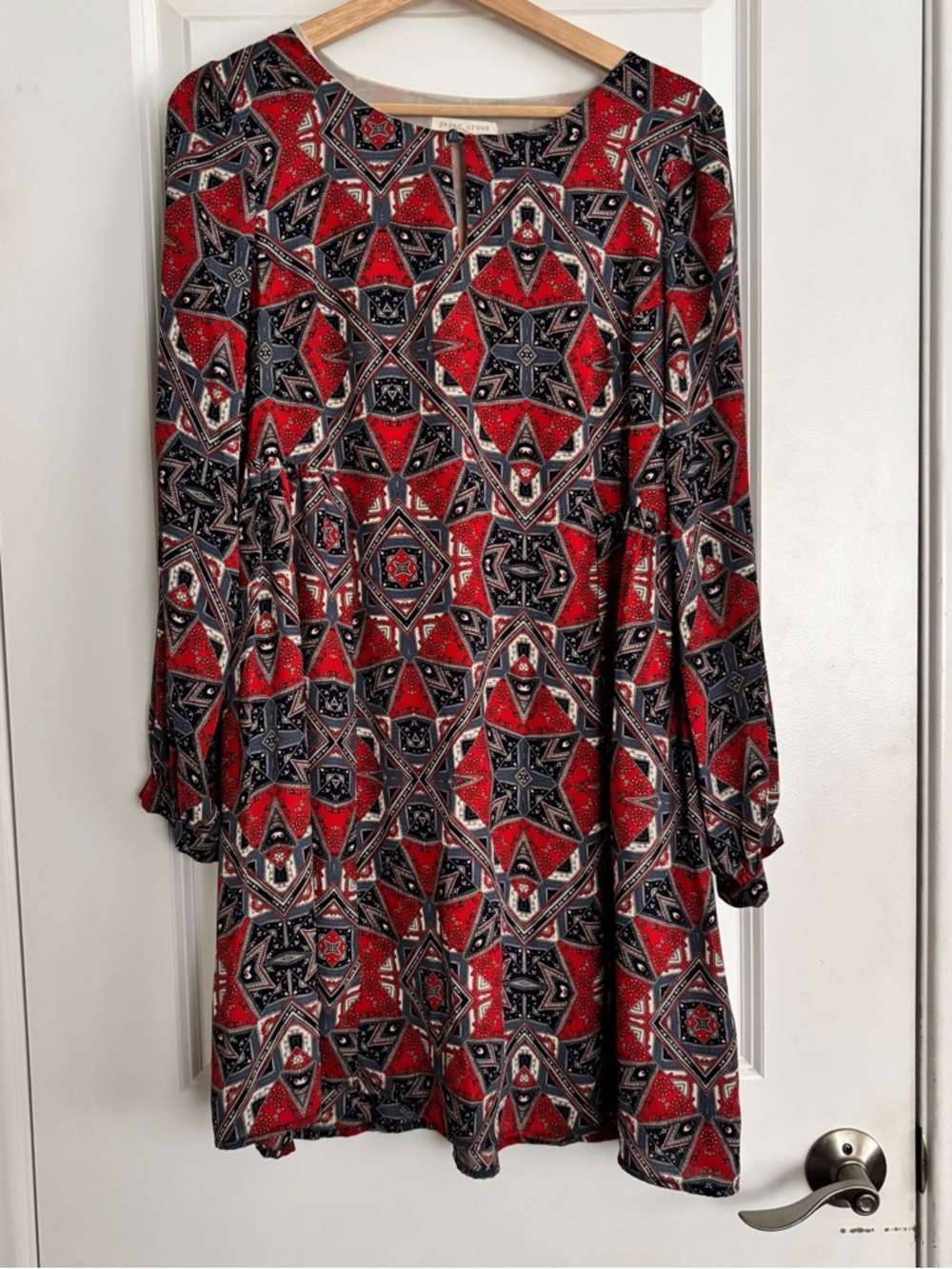 Long-Sleeve Swing Dress